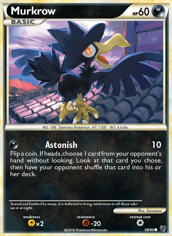 Murkrow, Undaunted No. 58