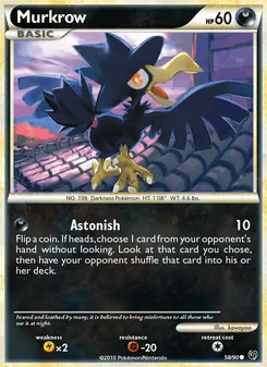 Murkrow, Undaunted No. 58 Normal
