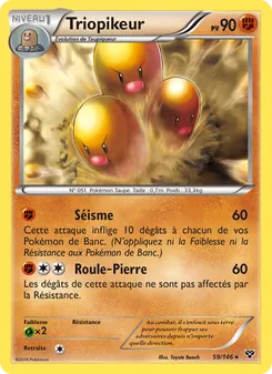 Triopikeur, XY Nº 59 Normal