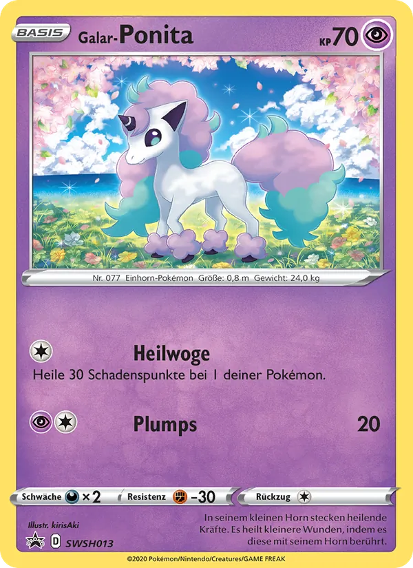 Galar-Ponita, SCSC Promokarten No. SWSH013