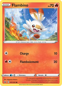 Flambino, Épée et Bouclier Nº 31 Normal