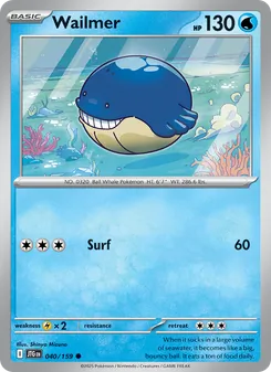 Wailmer, Journey Together Nº 040 Normal