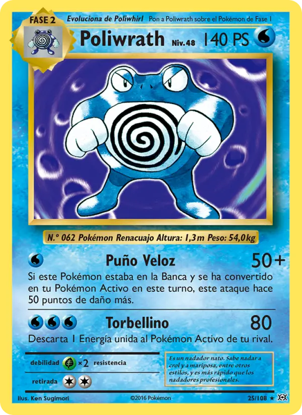 Poliwrath, Evoluciones No. 25