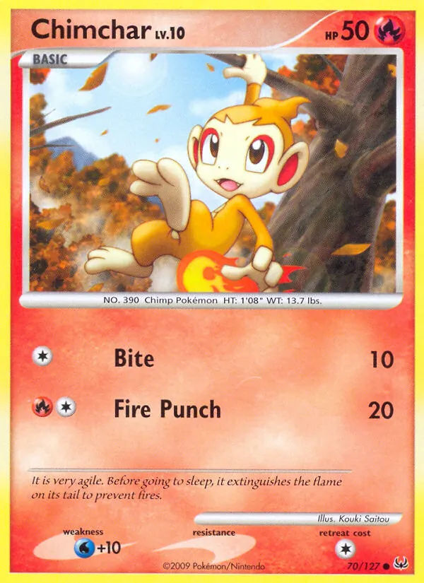 Chimchar, Platinum No. 70