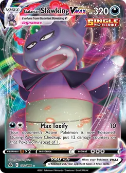 Galarian Slowking VMAX, Chilling Reign Nº 100 Holo