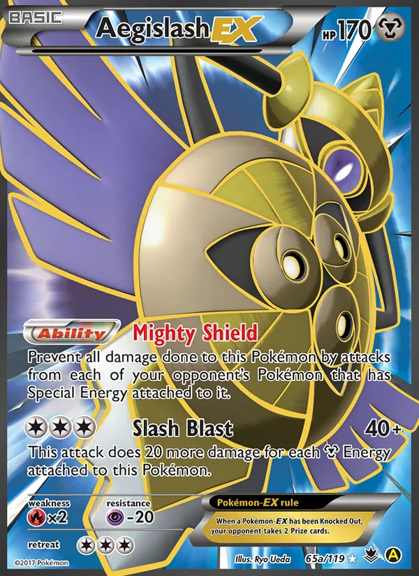 Aegislash EX, Phantom Forces No. 65a