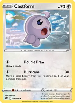 Castform, Brilliant Stars No. 116 Normal