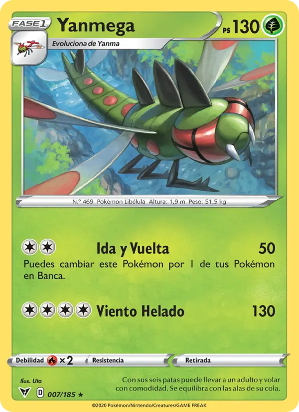 Yanmega, Voltaje Vívido No. 7