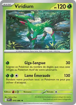 Viridium, Flamme Blanche Nº 010 Holo