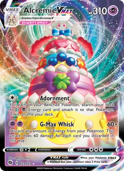 Alcremie VMAX, Champion's Path No. 23 Holo