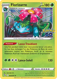 Florizarre, Pokémon GO No. 003 Holo