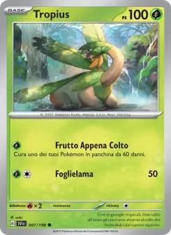 Tropius, Scarlatto e Violetto Nº 007 Normal