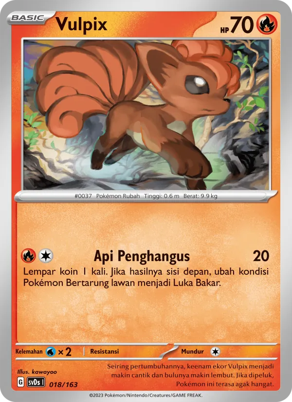 Vulpix, Deck Ringkas ex No. 018