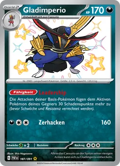 Gladimperio, Paldeas Schicksale Nº 187 Holo