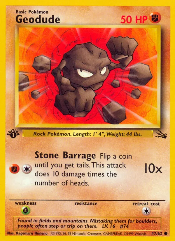 Geodude, Fossil No. 47