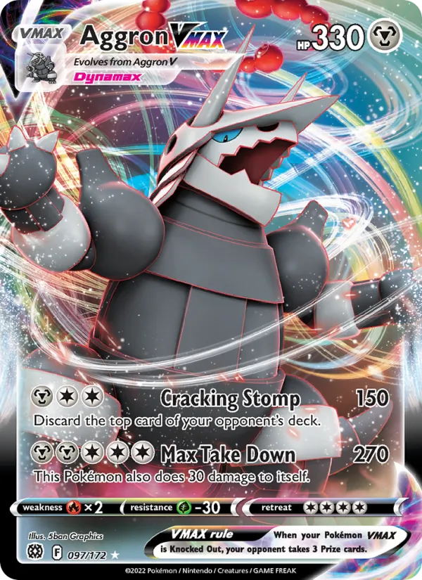 Aggron VMAX, Brilliant Stars Nº 097
