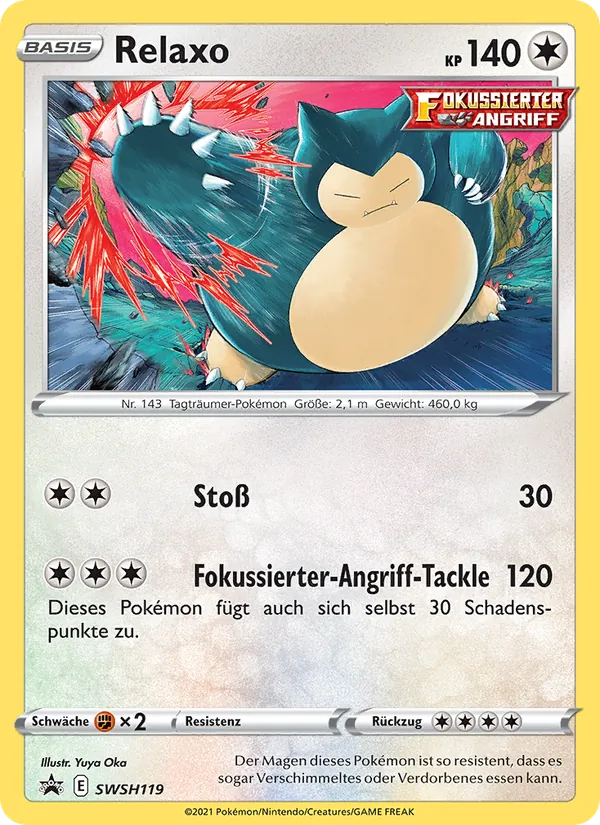 Relaxo, SCSC Promokarten No. SWSH119