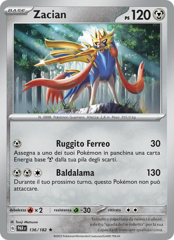 Zacian, Paradosso Temporale No. 136