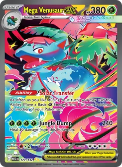 Mega Venusaur ex, Mega Evolution No. 177 Holo