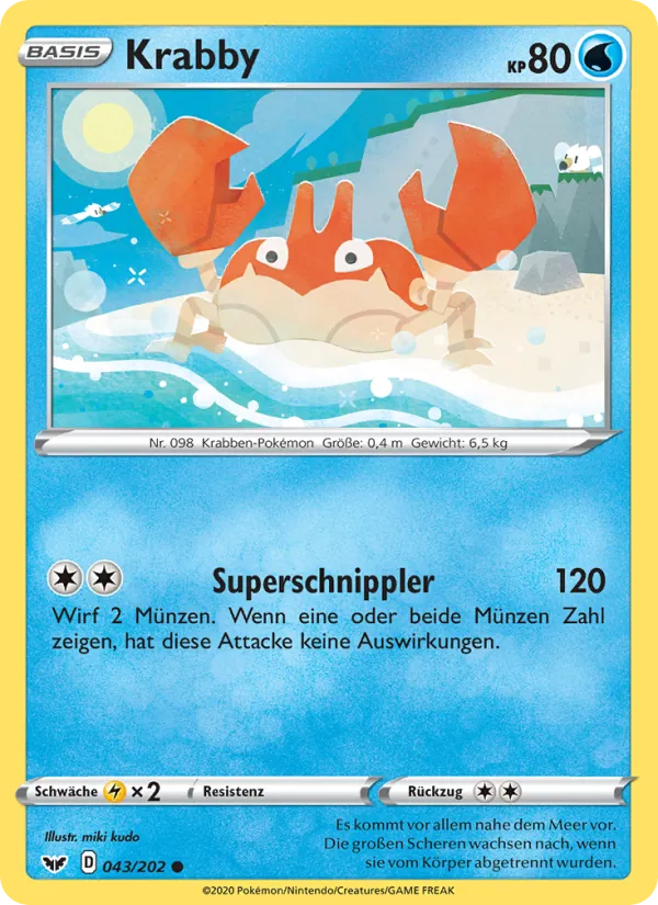 Krabby, Schwert & Schild Nº 43