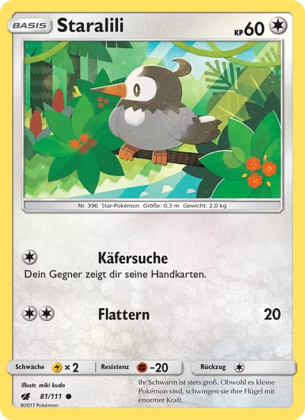 Staralili, Aufziehen der Sturmröte No. 81