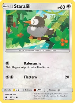 Staralili, Aufziehen der Sturmröte No. 81 Normal