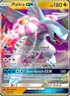 Palkia GX, Ultra Prism Nº 101 Normal
