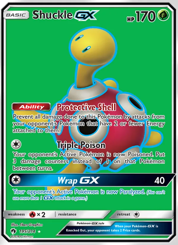 Shuckle GX, Lost Thunder No. 195