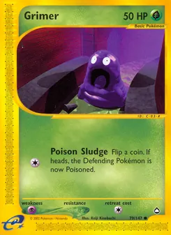 Grimer, Aquapolis Nº 79 Normal