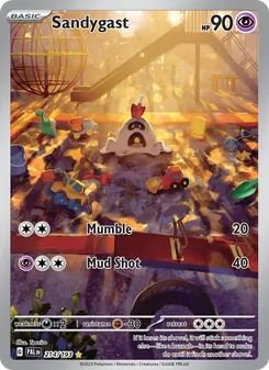Sandygast, Paldea Evolved No. 214 Holo