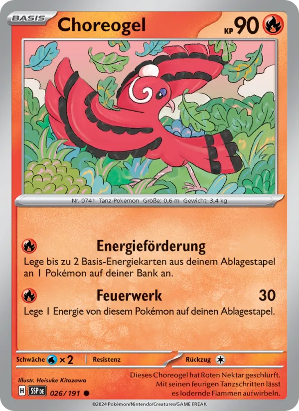 Choreogel, Stürmische Funken No. 026