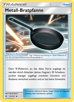 Metall-Bratpfanne, Grauen Der Lichtfinsternis No. 112 Normal