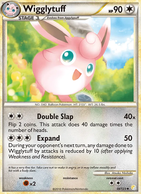Wigglytuff, HeartGold SoulSilver Nº 56