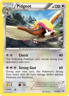 Pidgeot, Flashfire No. 77 Normal