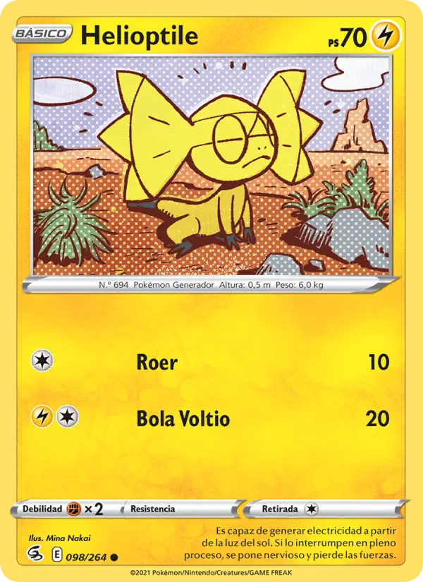 Helioptile, Golpe Fusión No. 98