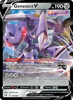Genesect V, Fusions Angriff No. 185 Holo