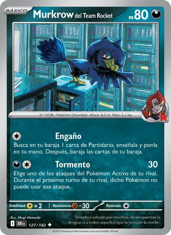 Murkrow del Team Rocket, Rivales Predestinados No. 127