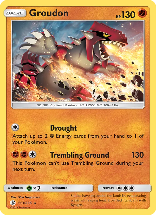 Groudon, Cosmic Eclipse No. 113