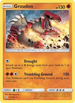 Groudon, Cosmic Eclipse No. 113 Normal