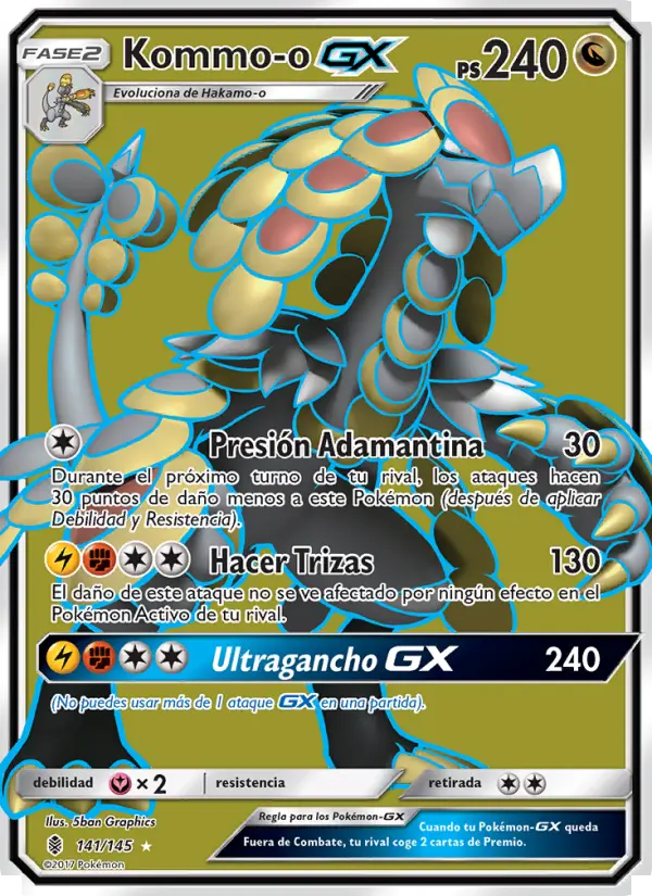 Kommo-o GX, Albor de Guadianes No. 141