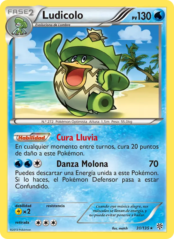 Ludicolo, Tormenta Plasma No. 31
