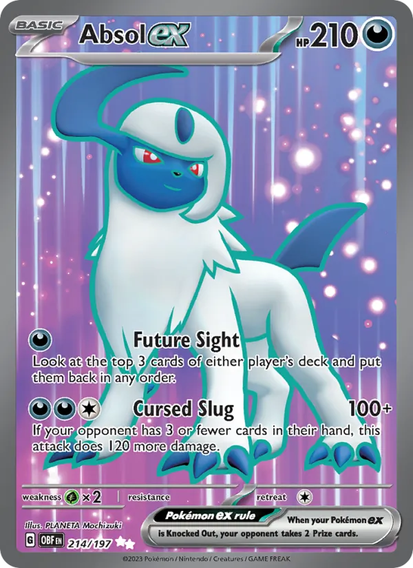Absol ex, Obsidian Flames No. 214