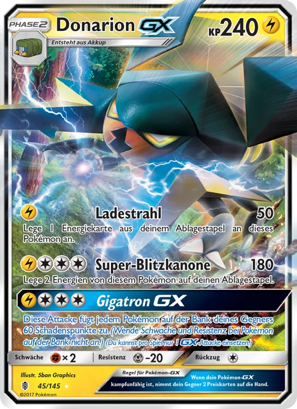 Donarion GX, Stunde der Wächter Nº 45