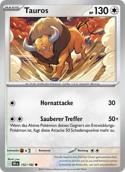 Tauros, Ewige Rivalen No. 152 Normal