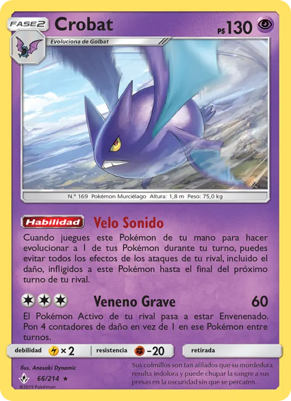 Crobat, Vínculos Indestructibles Nº 66