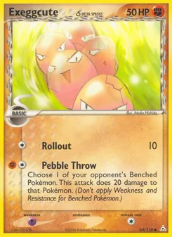Exeggcute δ, Holon Phantoms No. 65 Normal