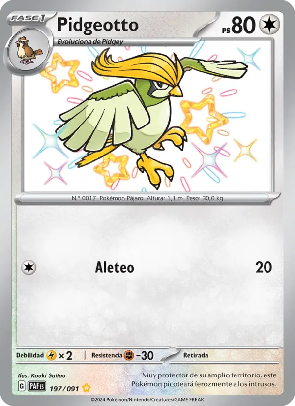 Pidgeotto, Destinos de Paldea No. 197