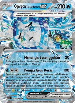 Ogerpon Topeng Sumur ex, Festival Terastal ex Nº 050 Normal