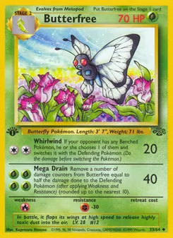 Butterfree, Jungle No. 33 Normal