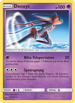 Deoxys, Sturm Am Firmament Nº 69 Normal
